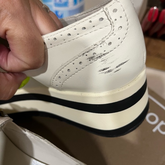 Dolce Vista white loafers in size 9 1/2 - Picture 2 of 5